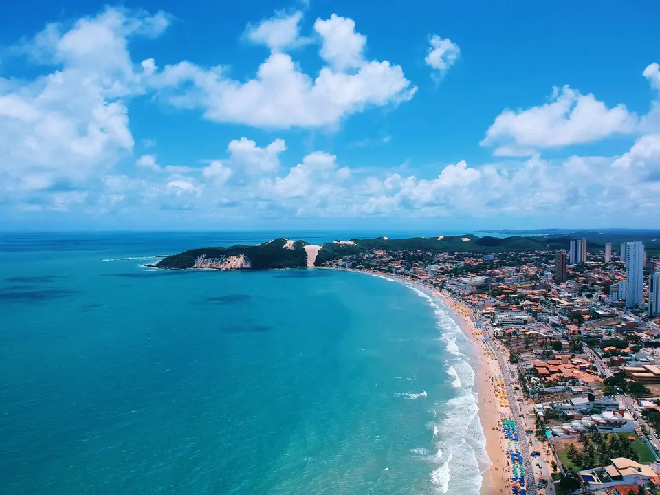buildings near white sand beach — Salvador